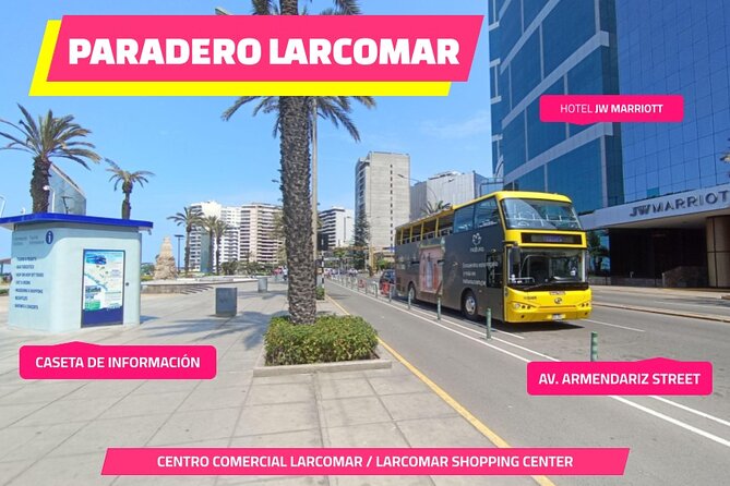 City Tour - Panoramic Bus (Departure From Larcomar) - Inclusions and Accessibility