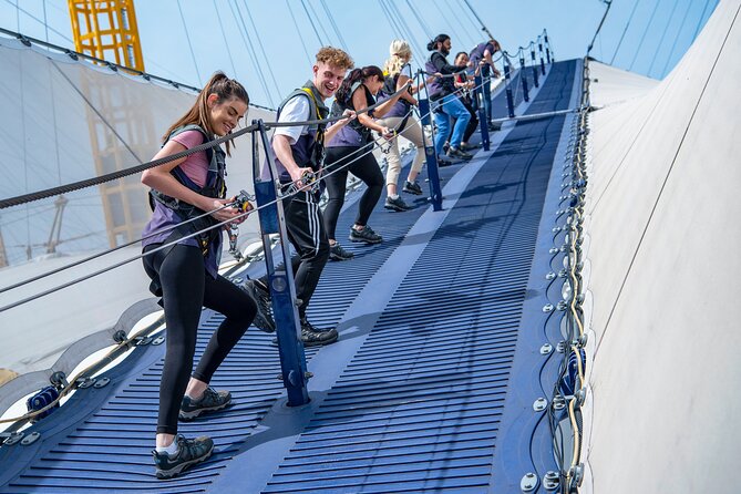 Up at the O2 Climb Experience Guided Tour With Panoramic Views - Climbing Experience