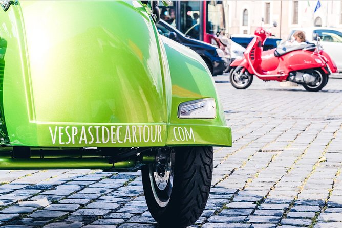 Vespa Sidecar Tour in Rome With Cappuccino - Key Highlights