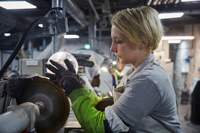 House of Waterford Crystal Guided Factory Tour - The Mold Room and Glowing Crystal