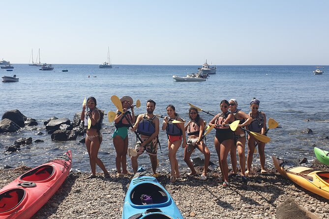 Santorini Sea Kayak - South Discovery, Small Group Incl. Sea Caves and Picnic - Picnic and Local Flavors