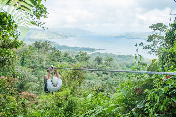 Sky Adventures Park Zipline Course and Aerial Tram in Arenal Park - Stunning Views of Arenal Volcano and Lake