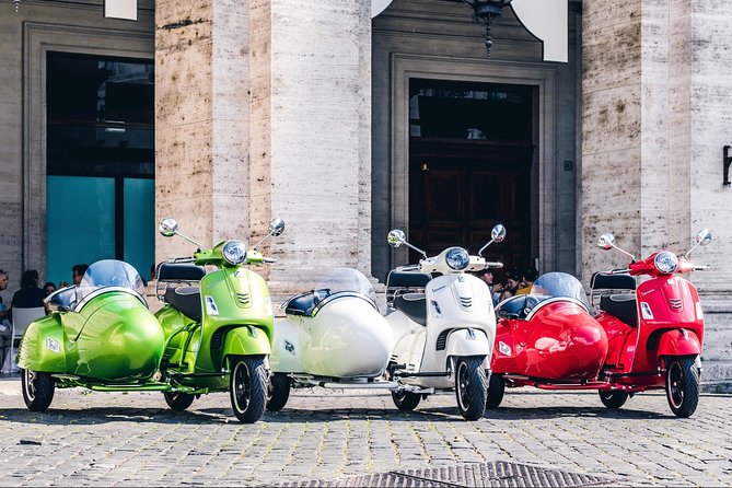 Vespa Sidecar Tour in Rome With Cappuccino - Included Amenities