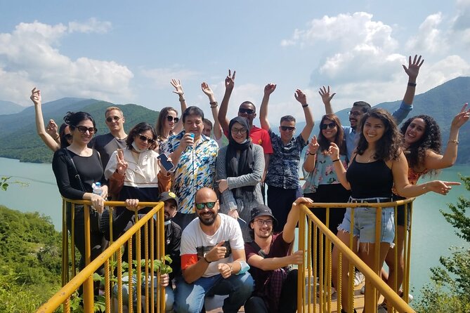 Highlights of Caucasus Mountains-Jinvali,Ananuri,Gudauri,Kazbegi(Group Tour) - Exploring Ananuri Fortified Castle and Gergeti Trinity Church