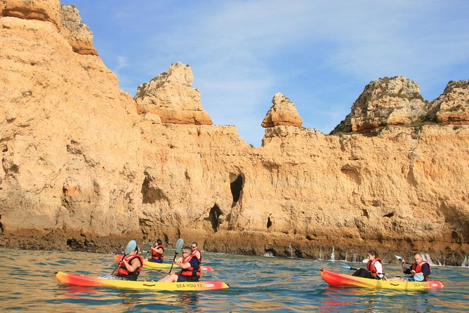 Kayak 2H30 Grottos Ponta Da Piedade - Lagos - Swimming Opportunity