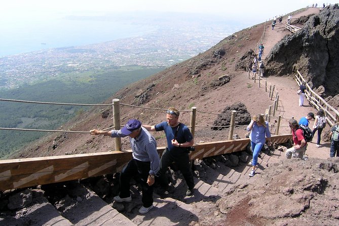 Pompeii Vesuvius Day Trip From Naples & Italian Light Lunch - Climbing Mount Vesuvius