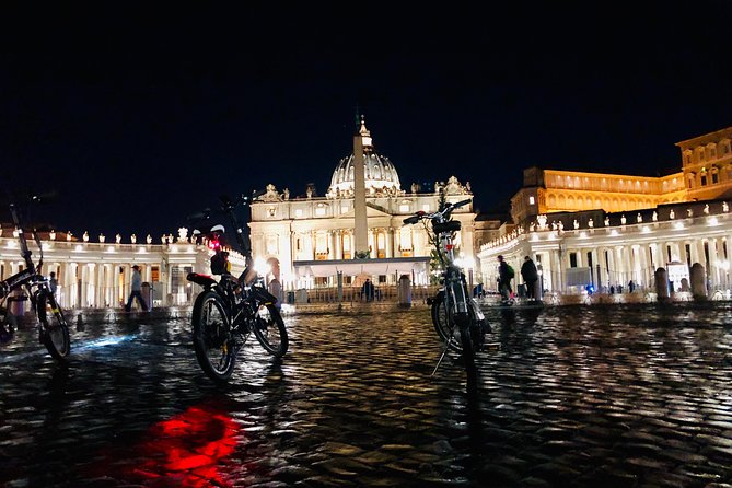 Rome by Night-Ebike Tour With Food and Wine Tasting - Guided Tour and Safety Measures