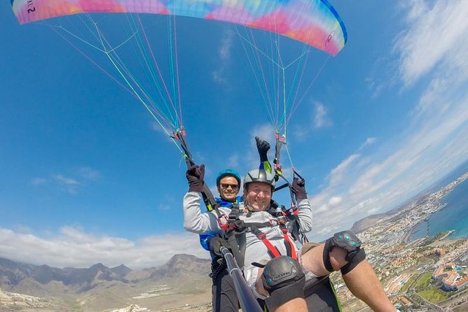 Tandem Paragliding Flight in South Tenerife - Certified Safety Equipment