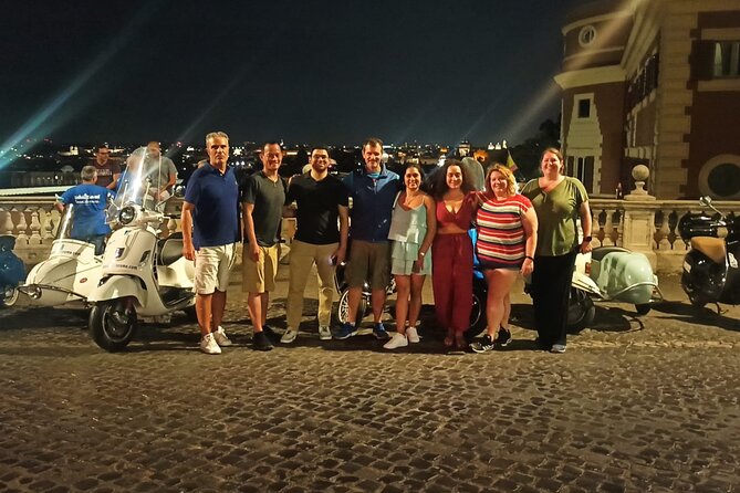 Vespa Sidecar Tour by Night With Pickup - Booking Information