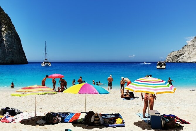 Zakynthos All Day Tour Shipwreck Beach, View Point-Blue Caves - Exploring Shipwreck Beach