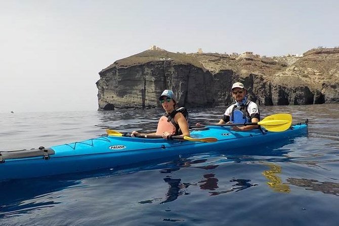 Santorini Sea Kayak - South Discovery, Small Group Incl. Sea Caves and Picnic - Meeting Point and Transportation