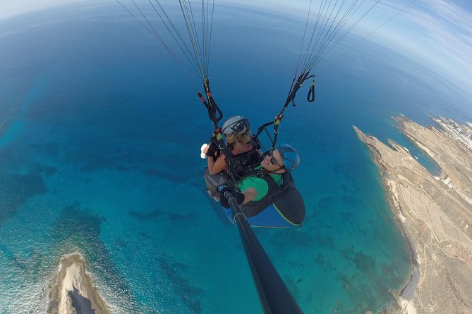 Tandem Paragliding Flight in South Tenerife - Customizable Memorabilia