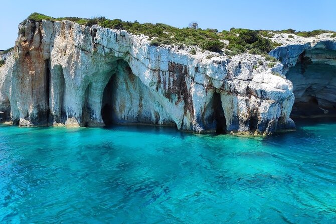 Zakynthos All Day Tour Shipwreck Beach, View Point-Blue Caves - Discovering the Blue Caves