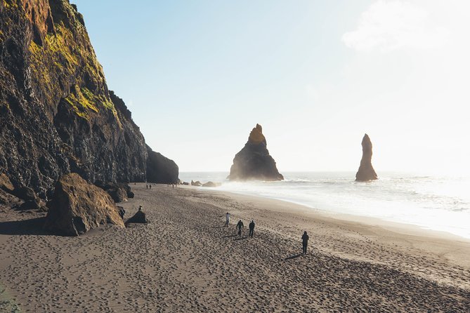 South Iceland Glaciers, Waterfalls and Black Sand Beach Day Tour From Reykjavik - Strolling Along the Mesmerizing Black-Sand Beach at Vik