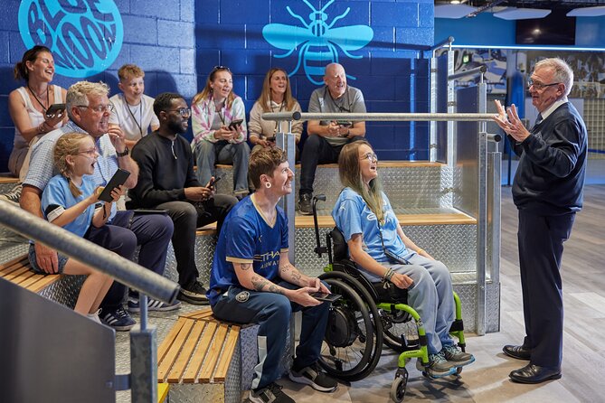 The Manchester City Stadium Tour - Interaction With Pep Guardiola