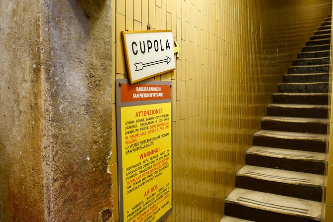 Tour of St Peters Basilica With Dome Climb and Grottoes in a Small Group - Climbing the Dome for Panoramic Views