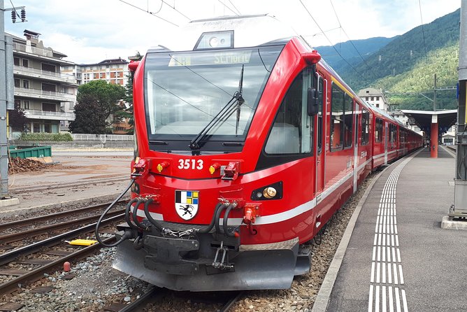 Bernina Red Train, Swiss Alps & St Moritz From Milan - Exploring the Charming Town of St. Moritz