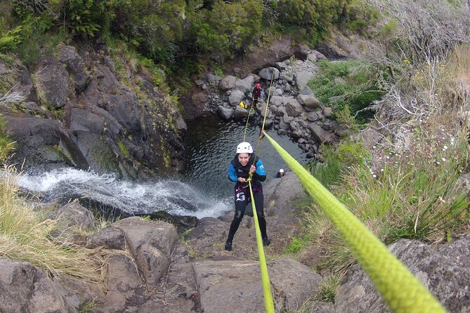 Canyoning Madeira Island - Level One - Navigating the Natural Water Slides