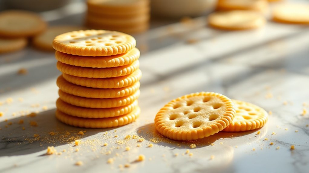 accidentally vegan buttery crackers