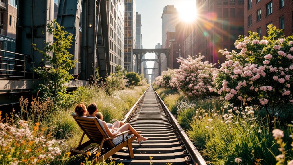 elevated urban green space