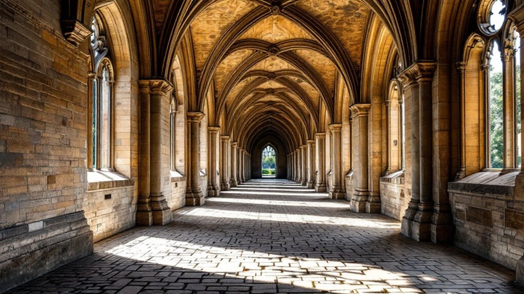 explore glasgow university cloisters