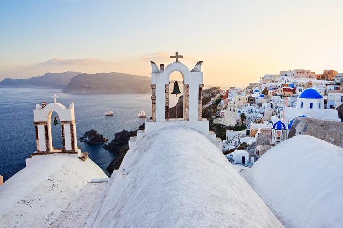 Half Day Premium Catamaran Cruise in Santorini Including Oia - Key Points