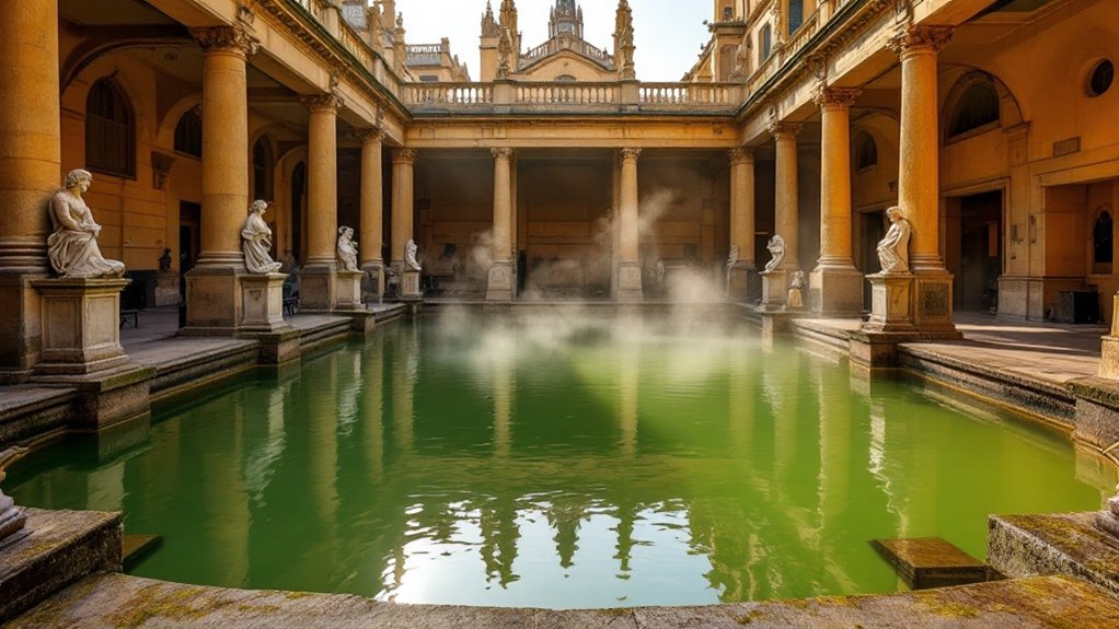 historic roman thermal baths