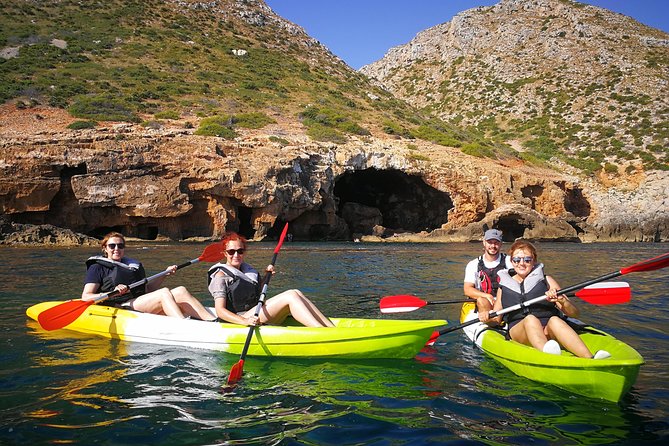 Kayak Dénia Cova Tallada + Snorkeling + Speleology - Key Points