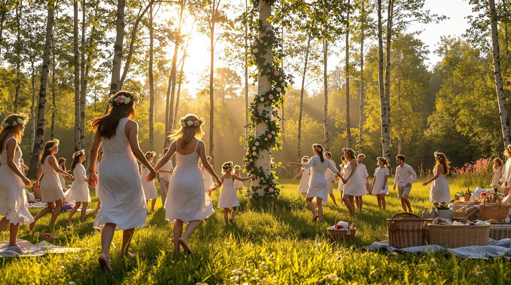 midsummer celebration at ngsbacka