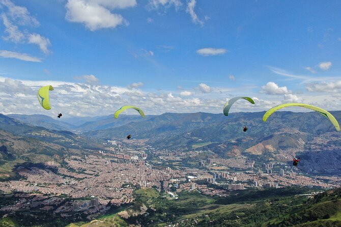 Paragliding Flight Zone in Medellín - Key Points