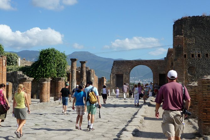 Pompeii Vesuvius Day Trip From Naples & Italian Light Lunch - Key Points