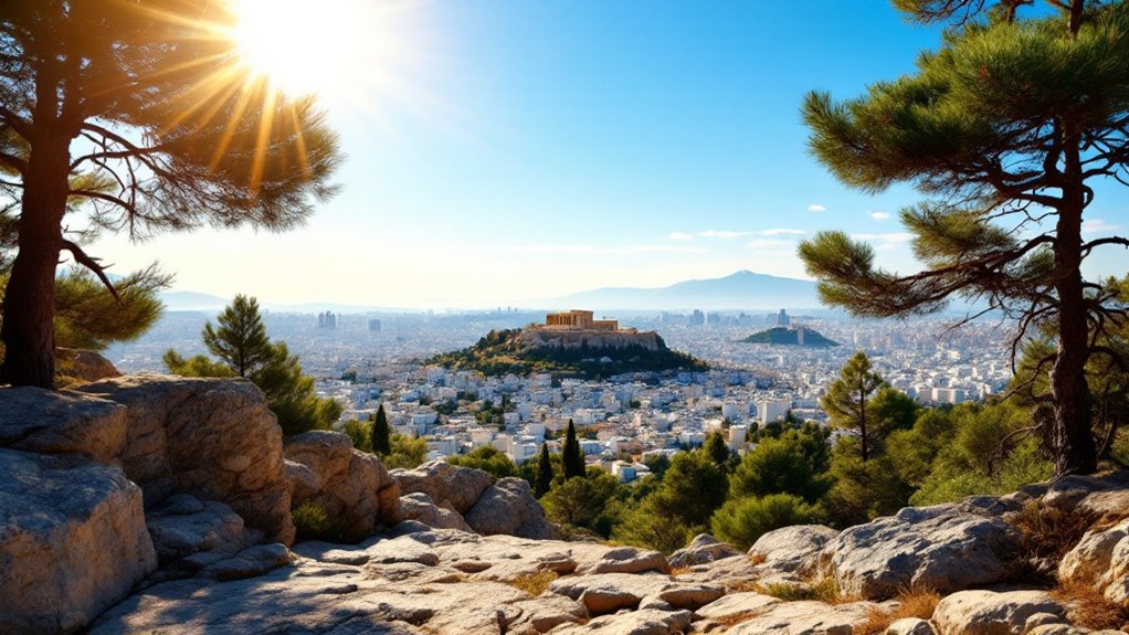 stunning views from lycabettus