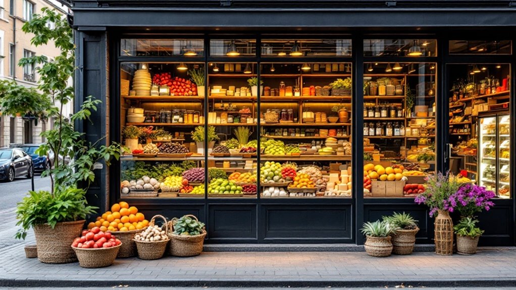 vegan shops and markets