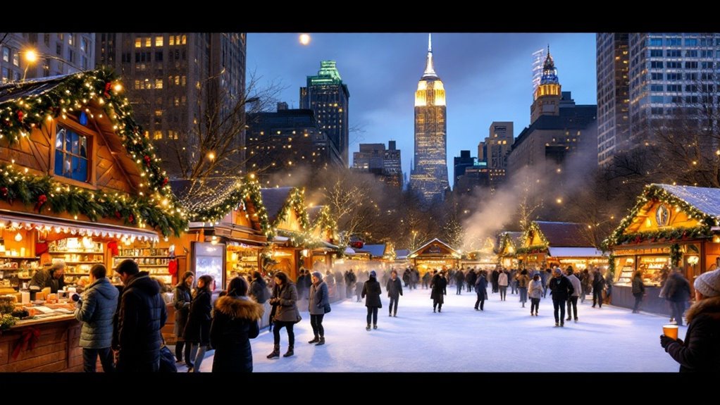 winter festivities at bryant park