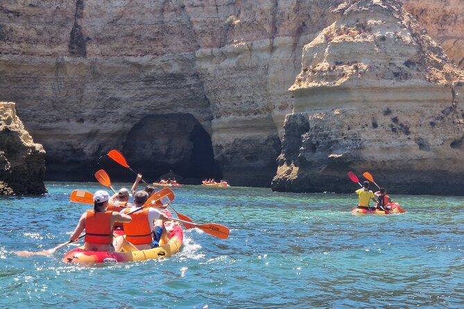 Benagil Cave Guided Kayaking Tour Caves & Secret Spots - Exploring the Breathtaking Rock Formations