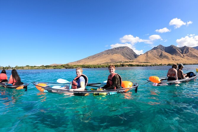 Clear Bottom Kayak and Snorkel Tour at Turtle Town, Makena - Tour Experience