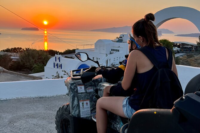 Santorini ATV-Quad Experience Tour + Transportation - ATV Safety and Instructions