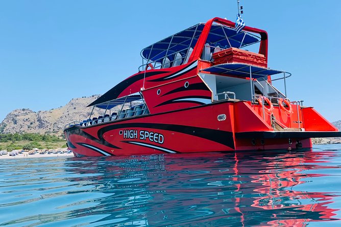 Rhodes High Speed Boat to Lindos - Onboard Experience