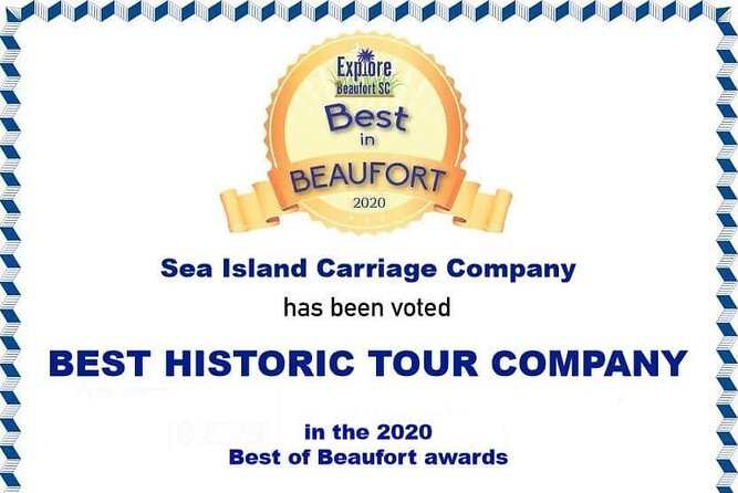 Beaufort's #1 Horse & Carriage History Tour - Exploring Beauforts Historic District