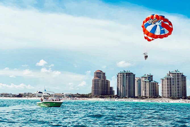 Experience Parasailing Just Chute Me Destin - Scenic Views and Peaceful Experience