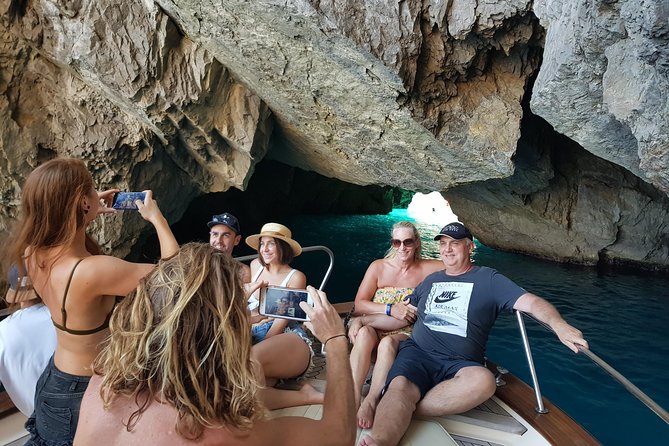 Capri Boat Tour With Optional Blue Grotto Visit From Sorrento - Exploring the Grottoes and Rock Formations