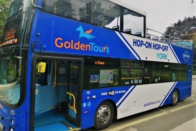 Golden Tours York Hop-On Hop-Off Open Top Bus Tour With Audio Guide - Cancellation and Booking Options