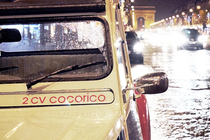 Paris and Montmartre 2CV Tour by Night With Champagne - Illuminating Paris at Night