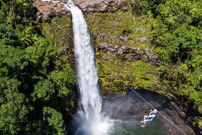 Big Island Zipline Over Kolekole Falls - Thrilling Ziplining Adventure for All Skill Levels